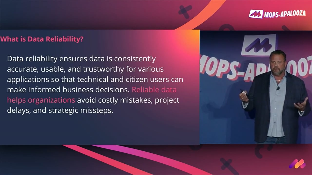 MOpza 2024 - John's session clip - What is data reliability